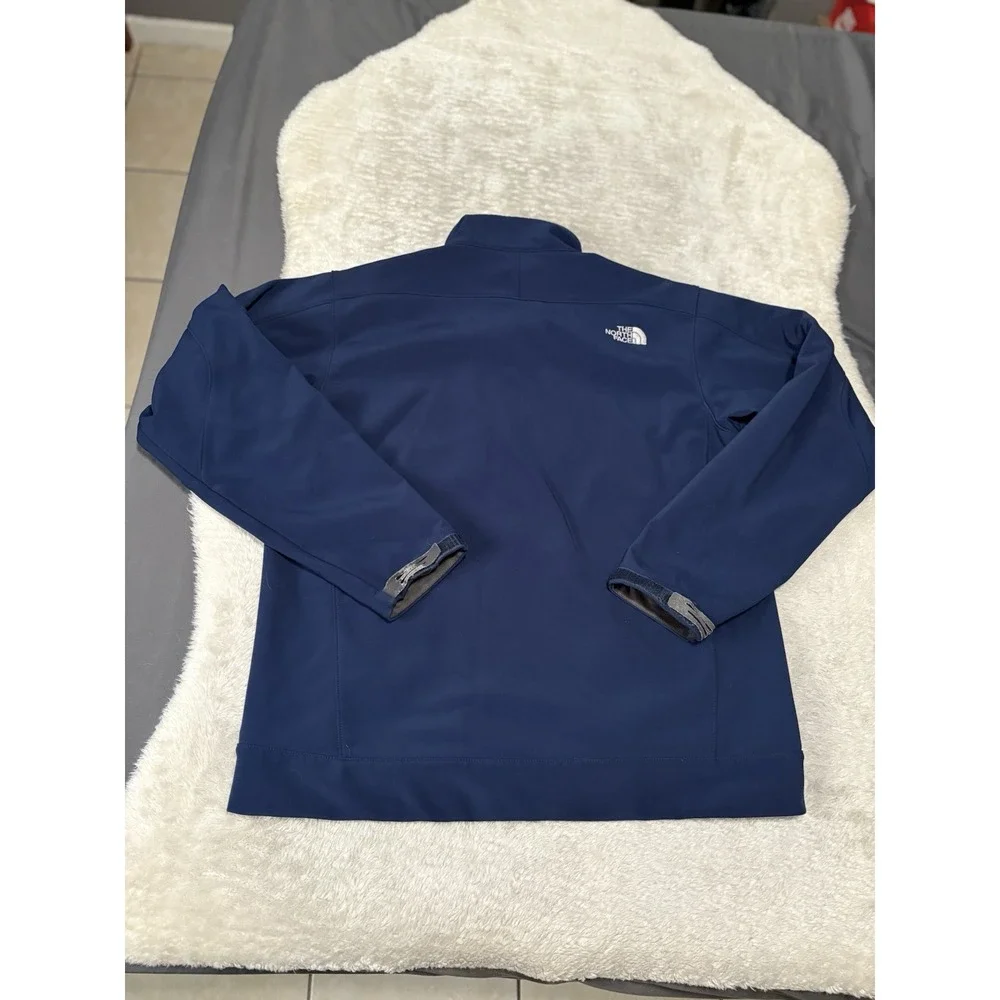 The‎ North Face Men's Blue Apex Risor Jacket Full-Zip Windwall Size L